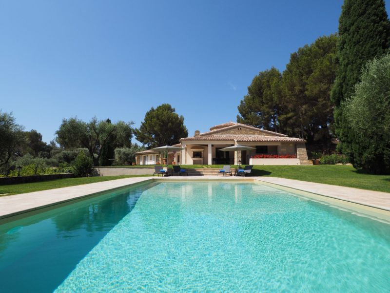 A typical provencal cottage surrounded by pine and olive groves...